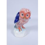 Herend Hungary figure of an owl, H11.5cm Condition Report <a href='//www.