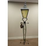 19th century metal street lamp lantern,