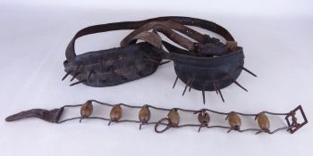 19th / early 20th Century Dog Obedience collar,
