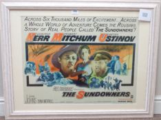 Vintage film posters - 'The Sundowners', framed W67cm x H51cm,