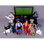 Box of Action Man & other figures with accessories Condition Report <a