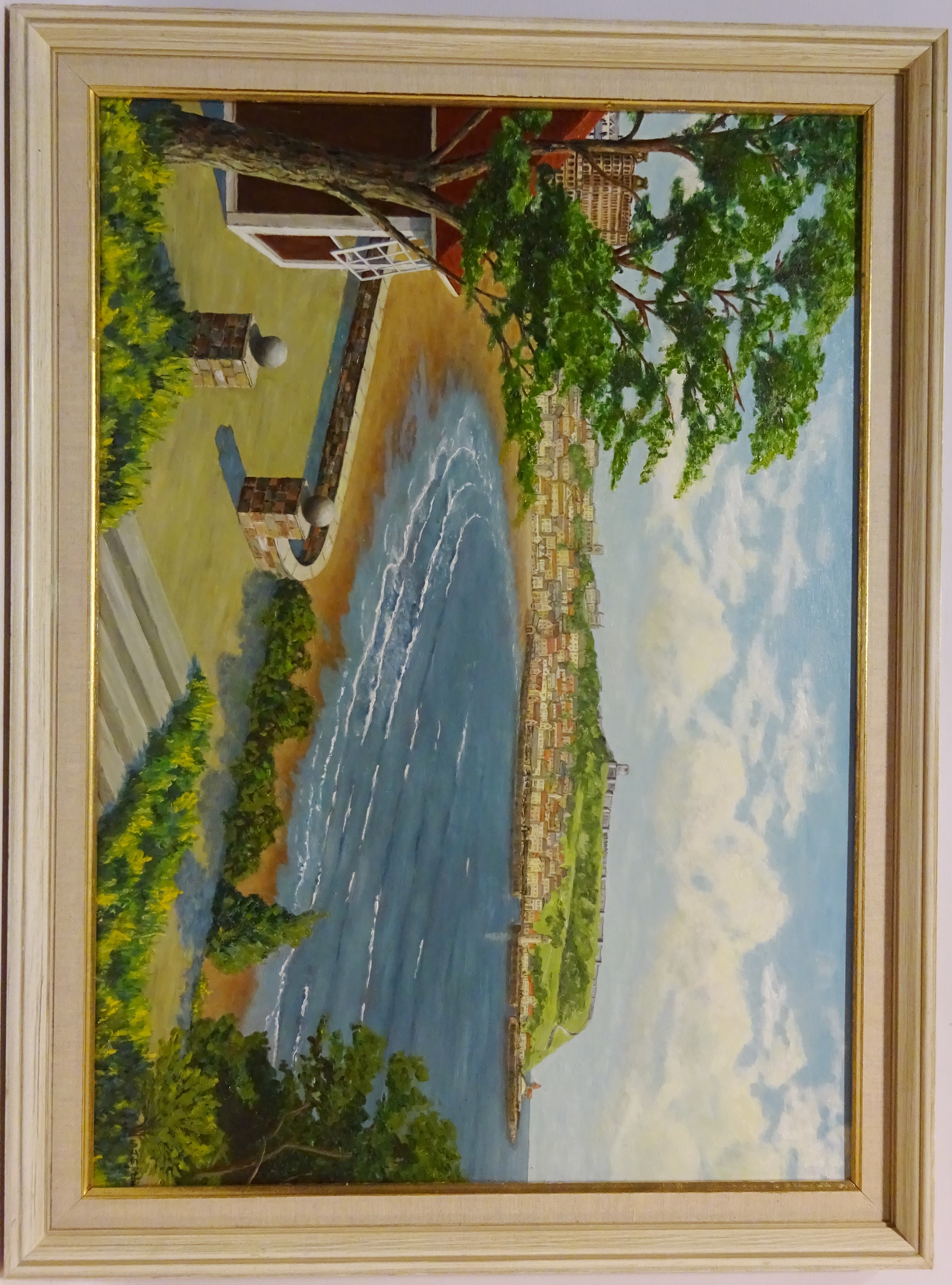 South Bay Scarborough, 20th century oil on board signed by J. E. - Image 2 of 2