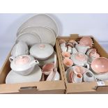 Poole twin tone dinner and teaware in two boxes Condition Report <a href='//www.