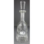 Waterford crystal Ashling pattern decanter,