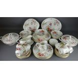 Royal Albert 'New Romance' dinner and teaware for six persons,