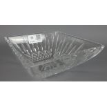 Waterford crystal square shaped dish, L15cm Condition Report <a href='//www.