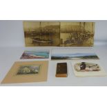 Scarborough, two 19th/20th century photographs mounted onto board,