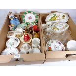 Royal Worcester Evesham, Royal Doulton figurine, Hummel figure, lemonade glass set,