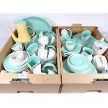 Poole twin tone dinner and teaware in two boxes Condition Report <a href='//www.