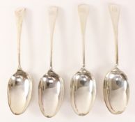 Set of four dessert spoons by Elkington & Co Ltd Birmingham approx 7.