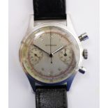 Wittnauer chronograph stainless steel wristwatch circa 1950 Condition Report