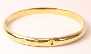 15ct gold bangle approx approx 23gm Condition Report <a href='//www.