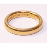 22ct gold wedding band hallmarked approx 5.4gm Condition Report <a href='//www.