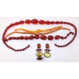 Amber coloured jewellery Condition Report <a href='//www.davidduggleby.