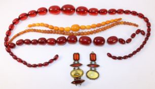 Amber coloured jewellery Condition Report <a href='//www.davidduggleby.