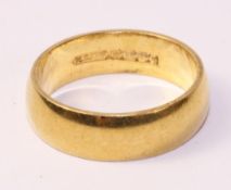 22ct gold wedding band hallmarked approx 5.4gm Condition Report <a href='//www.