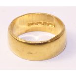 22ct gold wedding band hallmarked approx 6.7gm Condition Report <a href='//www.
