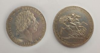 George III Crown, 1819, L1X, Condition Report <a href='//www.davidduggleby.