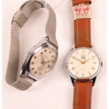 Avia de luxe Swiss made stainless steel wristwatch, Everite automatic Swiss made wristwatch