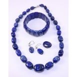 Collection of Lapis Lazuli jewellery Condition Report <a href='//www.