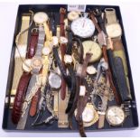 Collection of wrist, pendant and stop watches Condition Report <a href='//www.