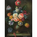 Robert Casper (British 20th century): Still Life of Flowers in a Vase,