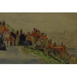 Dorothy Lockwood (British 1900-1979): Henrietta Street Whitby,