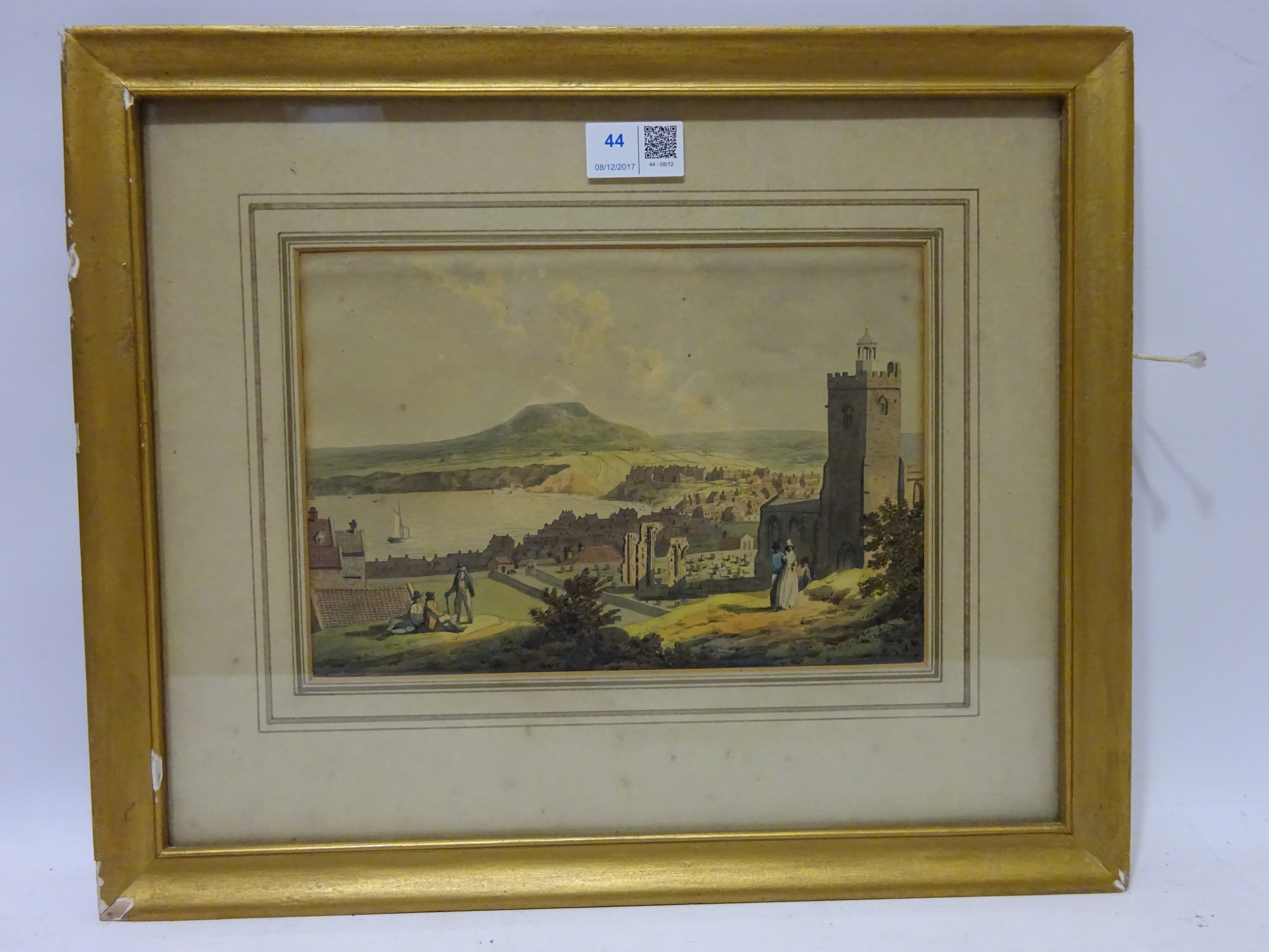 Attrib. Francis Nicholson (British 1753-1844): Scarborough and the the South Bay from St. - Image 2 of 2