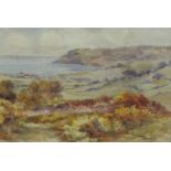 James Ulric Walmsley (British 1860-1954): Views over Robin Hood's Bay from the North and South,