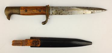 German Dagger, 15cm steel blade marked Anton Wingen JR Solingen, Othello,