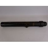 Early 20th century Ross variable power 3-9X brass gunsight telescope No.