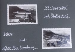 Souvenir of The Eagle's Nest an album of watercolour titled 38 black & white photographs of The