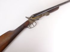 SHOTGUN CERT. REQUIRED - Rare Belgian combination double barrelled side by side .410 and .