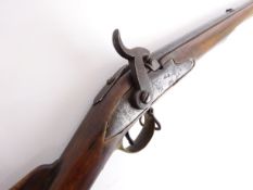 19th century Brown Bess style percussion Rifle,