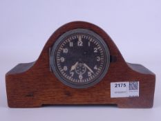 German tank clock, stamped 'Heereseigentum Kienzle No.