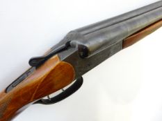 SHOTGUN CERT. REQUIRED - Baikal double barrel side by side 12 bore sporting gun No.X26794, 28.