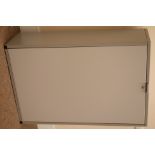 'Vistaplan' metal double hinged lockable drawing/plan cabinet, with key, W93cm, H138cm,