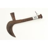 A Turkish hand sickle with decoration G