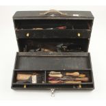 A joiners carrying case with a few tools G