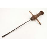 A large breast auger with burrhead 38" o/a see Russell fig 1493 G