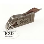 A 3/8" PRESTON No 1366 bullnose rebate plane with rosewood wedge G