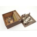 A STANLEY No 55 combination plane with four boxes of cutters in box G