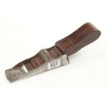 A low angle chariot plane 71/2" x 2" with long mahogany wedge G