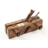 A Austrian screwstem stick and rebate sash plane by WEISS see Russell fig 414 G