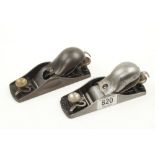 Two USA STANLEY knuckle joint block planes G
