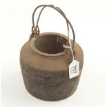 A 1 pint cast iron glue pot by KENRICK G++