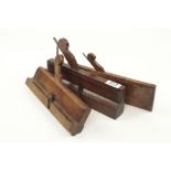 Three moulding planes by ROBERT WOODING(marks G) 93/4" to 101/4" Russell Collection G