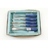 A set of MARPLES No M260 sculpture tools with plastic handles G