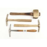 An upholsterers hammer by PRESTON,
