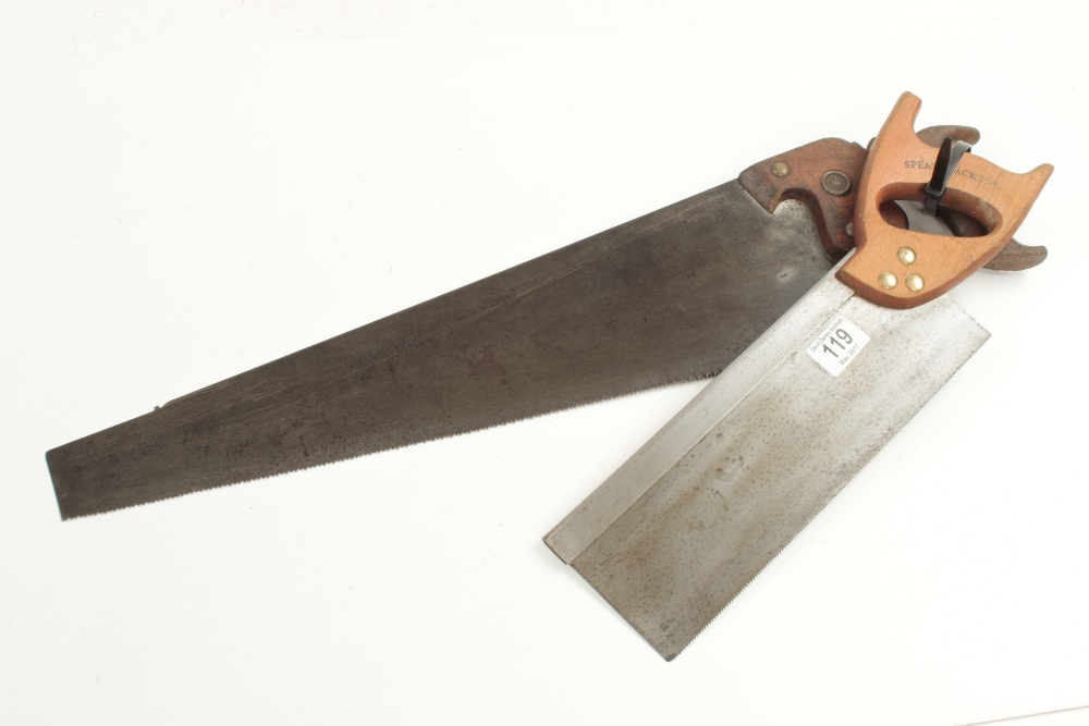 A tenon saw and a handsaw G